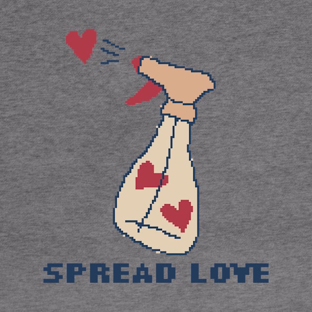 Spread Love - Pixel Art by pxlboy